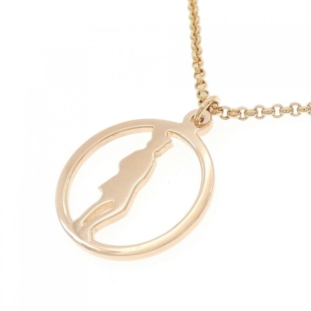 Hermes 750 Pink Gold Diamond Necklace - Picture 4 of 6